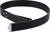 FHB-Zunftkleidung Unisex 4000375751 FHB Koppel DIETMAR L ca 95 cmxB 45mm schwarz Leder, Schwarz, EU