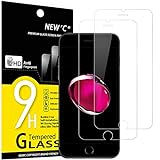 NEW'C 2 Stück, Panzer Schutz Glas für iPhone 7 und iPhone 8, Frei von Kratzern, 9H Härte, HD Displayschutzfolie, 0.33mm Ultra-klar, Ultrabeständig