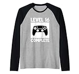 16. Geburtstag Jungen Shirt Gamer Tshirt Level 16 Complete Rag