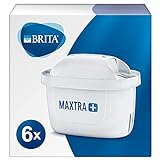 Brita Maxtra Sixpack - sechs Patronen zum Kalkfiltern, Weiß, Außen: Plastik^Innen: Aktivkohle, Ionenaustauscher, Zusammenklappb