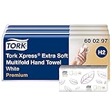 Tork Xpress Multifold-Handtücher Weiß H2, extraweich, 21 × 100 Tücher, 600297