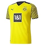 PUMA Herren Bvb Shirt Replica W Sponsor Trikot Home, Cyber Yellow-puma Black, M EU