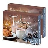 itenga Adventskalender Tea Time 2023 - Kalender gefüllt mit Tee und Kek
