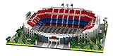 Atomic Building Barcelona Football Club Camp NOU Stadion. Modell zum Zusammenbau mit Nanoblöcken. Mehr als 3500 Stück