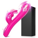 Silikon G-Punkt Vibrator Sexspielzeug Vibratoren für sie Klitoris leise, Realistische Dildo Analvibrator für Sie Frauen und Paare mit 12 Vib
