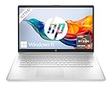 HP Laptop | 17,3 Zoll (43,9 cm) FHD IPS Display | AMD Ryzen 3 7320U | 8 GB DDR5 RAM | 256 GB SSD | AMD Radeon-Grafik | Windows 11 Home | QWERTZ Tastatur | Silber | mit HP Fast Charg