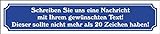 WERBEPUNKT. Schild im Straßenschild-Design Ihr Text - 3 mm Alu-Verbund - 52 x 11
