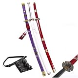 BRELHF Roronoa Zoro Katana Schwert aus Holz, Samurai Schwert für Animefans Geschenk-Yama Enma Katana/Wado Ichimonji/Kitetsu (Größe : Kinder 76cm)