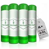 NEMMIT ® Müllbeutel 60L - extradick & tropfsicher 80x65-4er Pack
