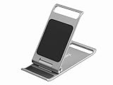 Networx Aluminium-Stand, klappbare Standhalterung für iPad/iPhone, Silb