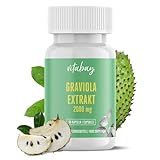 Vitabay Graviola Extrakt 2.000 mg | 90 vegane Kapseln | Hochdosierter Fruchtextrakt | Hohe Bioverfügbarkeit | Laborgeprüft & hergestellt aus hochwertigen R
