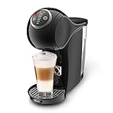 NESCAFÉ Dolce Gusto De'Longhi Genio S Plus EDG315.B, Kaffeemaschine für Espresso und andere Kapselgetränke, automatische Abschaltung, heiße und kalte Getränke, 1500 W, Schw