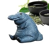 Tee-Haustiertisch | Lila Elefanten-Ornament aus Ton,Handgefertigtes Teetablett, Dekor, Teezeremonie, Haustier, Tier, Elefant, Ornament als Vatertagsgeschenk Anlox