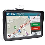 Auto LKW 9 Zoll GPS-Navigation, Slimline Touch Screen Real Voice Direction, USA Edition 2023 Kostenlose lebenslange Up