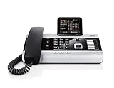 Gigaset DX600A ISDN-/DECT Telefon (mit 3 Anrufbeantwortern - Schnurtelefon mit großem Display)