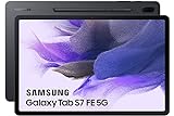 Samsung Tablet Galaxy Tab S7 FE, 12,4 Zoll (31,5 cm) mit WLAN und Betriebssystem Android, 128 GB, Schwarz, spanische V
