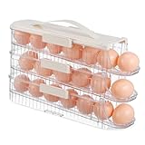 Artibetter Aufbewahrungsbox Für Eier Kühlschrank Eierspendergestell Eier-ausstellungstablett Rollender Eierbehälter Eierkorb Aus Kunststoff Rollender Eierhalter Teufel Das Haustier H