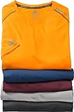 NORDCAP 5er Pack Funktionsshirts, Fitness T-Shirts für Herren & Damen in Trend-Farben, atmungsaktive Sportkleidung, Sportshirt, Größe: M - 3XL