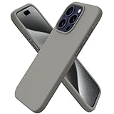 ORNARTO kompatibel mit iPhone 15 Pro Hülle Silikon 6,1 Zoll, dünne Handyhülle iPhone 15 Pro aus flüssigem Silikon, Kratzfeste und stoßfeste Schutzhülle iPhone 15 Pro Hülle(2023) - G