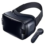 LIDDFAFA VR-Brille Gear mit Controller 2017/2018 SM-R325 Note9 Ready VR kompatibel mit Note8 Note5 S9 S8 S7 S6 3D-VR-B