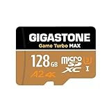 [5 Jahre kostenlose Datenwiederherstellung] GIGASTONE 128 GB Micro SD Karte, Game Turbo MAX, bis zu 160/100 MB/s, MicroSDXC Speicherkarte für Nintendo-Switch, SteamDeck, 4K UHD Video, UHS-I A2 V30 U3