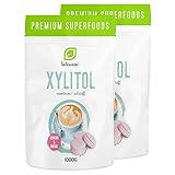 Intenson Xylitol 2x1kg | Kalorienreduzierter Zuckerersatz | 100% Natürlicher | Vegan | Süßstoff | G