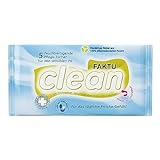 FAKTU clean Pflegetücher: Gründliche und sanfte Feuchttücher für die Analhygiene bei empfindlicher Haut und das tägliche Frische-Gefühl, 30 Stück