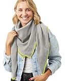 Salt & Sand Musselin Tuch Damen PREMIUM QUALITÄT/Schals & Tücher für Damen/Halstuch Damen/Musselin Schal Damen/Musselintuch Damen/Halstuch - ÖKO-TEX 100 - b