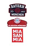 FC Bayern München Aufnäher 3er-Set R