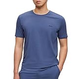 BOSS Herren T-Shirt Crew Neck Shirts Kurzarmshirt Rundhals, Farbe:Blau, Größe:XL, Artikel:-475 Open B