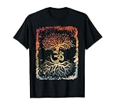 Lebensbaum-Yoga Om Shirt Keltisches Yoga T-S