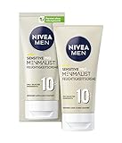 NIVEA MEN Sensitive Pro Menmalist Feuchtigkeitscreme (75 ml), beruhigende Gesichtspflege mit 10 ausgewählten Inhaltsstoffen, Gesichtscreme spendet 24h Feuchtigk