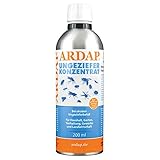 ARDAP Ungeziefer Konzentrat 200 ml - Zur Herstellung von bis zu 20 Liter Ungezieferspray gegen Fliegen, Bettwanzen, Milben, Stechfliegen, Motten, Mücken, Wespen, Silb