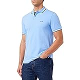 BOSS Men's Paul Curved Polo, Bright Blue432, XS