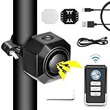 Towwoo Fahrrad Alarmanlage mit Fernbedienung Drahtlose, 110dB Lauter Diebstahlsicherung, IP65 Wasserdicht, USB C Wiederaufladbar, Anti-Diebstahl Alarm für Fahrrad Motorrad Auto R