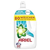 Ariel Flüssigwaschmittel, 80 Waschladungen, Universal+ Mit Der Frische Von Feb