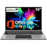 jumper Laptop 16 Zoll Display, bis zu 2,5 GHz Celeron (12 GB RAM 128 GB eMMc + 512 GB SSD), Notebook installiert Office 365, 1920 x 1200 IPS, Bluetooth 4.0, USB 3.0 × 2