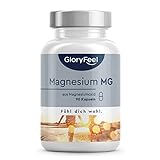 Magnesium - Hoch bioverfügbar aus Magnesiumoxid - 90 Kapseln - Praktisch für Unterwegs (3 Monate Vorrat) - Für Muskeln, Knochen & Zähne* - Reines Magnesiumoxid aus dem toten Meer - Vegan, laborgeprü