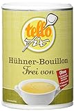 tellofix Hühner-Bouillon Frei von - ohne Geschmacksverstärker und ohne Farb- und Konservierungsstoffe - glutenfrei, laktosefrei - 1 x 231 g