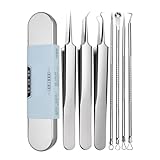 Mitesserentferner Tool Kit, 2025 Neues Blackhead Remover Kit, Medizinische Pickel Ausdrücken Komedonenquetscher Werkzeuge Für Stirn, Gesicht Und Nase (Inhalt 7-teiliger Set)