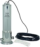 T.I.P. Zisternen-Tauchdruckpumpe Edelstahl EJ 6 Plus (bis 6.300 l/h Fördermenge, Trocken aufstellbar, Stabile Grundplatte, Mehrstufiges Hydrauliksystem) 30170