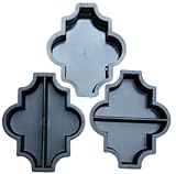 12 Gießformen/Schalungsformen (10 ganze+2 Randformen) für Barock