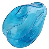 MARKELL 2 Stueck Silikon Blaue Transparente Ohrabdeckung Haarfaerbemitteln Schild Schutzen S