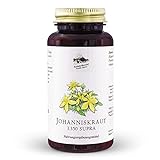 KRÄUTERHANDEL SANKT ANTON - Johanniskraut Kapseln - 1,04 mg Hypericin - Hochdosiert (3.350 mg pro Kapsel) - Hypericin - Vitamin B6 und B12 - Deutsche Premium Qualität (150 Kapseln)