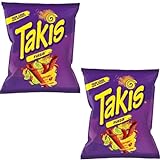 2x92,3g - TAKIS RED - Spicy Lime and Chili Flavour + Heartforcards® V