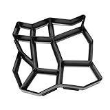 REITINGE Steinpflasterform, Beton, Gehweg, Pflastersteine, 9 Gitter, Auffahrt, G