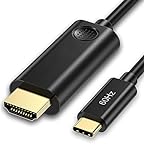 USB C zu HDMI Kabel 4K@60hz [3m,Vergoldetem Anschluss] USB 3.1 Typ C HDMI Kabel(Thunderbolt 3 kompatibel) Kompatibel mit iPhone 15 Pro/iPhone 15 Pro Max, MacBook Pro, Dell, HP, Samsung, Huaw