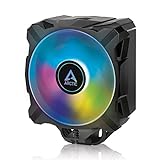 ARCTIC Freezer A35 A-RGB - Single-Tower CPU Kühler für AMD mit A-RGB, druckoptimierter 120 mm P-Lüfter, 200-1700 RPM, 4 Heatpipes, inkl. MX-5 Wärmeleitpaste - Schw