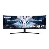 Samsung Odyssey Neo G9 Curved Gaming Monitor S49AG954NP, 49 Zoll, DWQHD, Quantum Mini-LED, AMD FreeSync Premium Pro, Reaktionszeit 1 ms (G/G), Krümmung 1000R, Bildwiederholrate 240 H