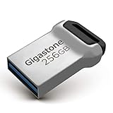 Gigastone Z90 256GB USB 3.1 Flash-Laufwerk, Mini Fit Metall Wasserdicht Kompakt Pen Drive, Zuverlässige Leistung Thumb Drive, USB 2.0 / USB 3.0 Schnittstelle kompatib